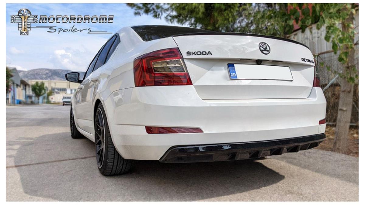 Jupe+arri%C3%A8re+%28Diffuser%29+sur+mesure+pour+Skoda+Octavia+III+Sedan%2FKombi+2013-2020+excl.+RS%2FScout+%28ABS%29